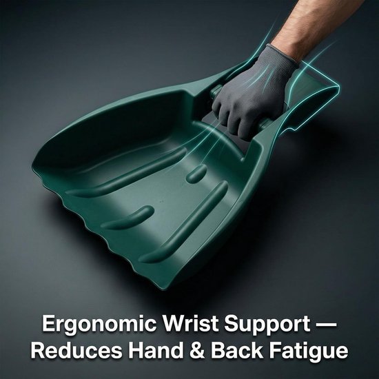 Bladschep Handharken - Bladvanger Tuinhandschoenen - Bladeren Verzamelen - Ergonomische Polssteunen - 335 x 108 x 48 cm - Groen — afbeelding 4