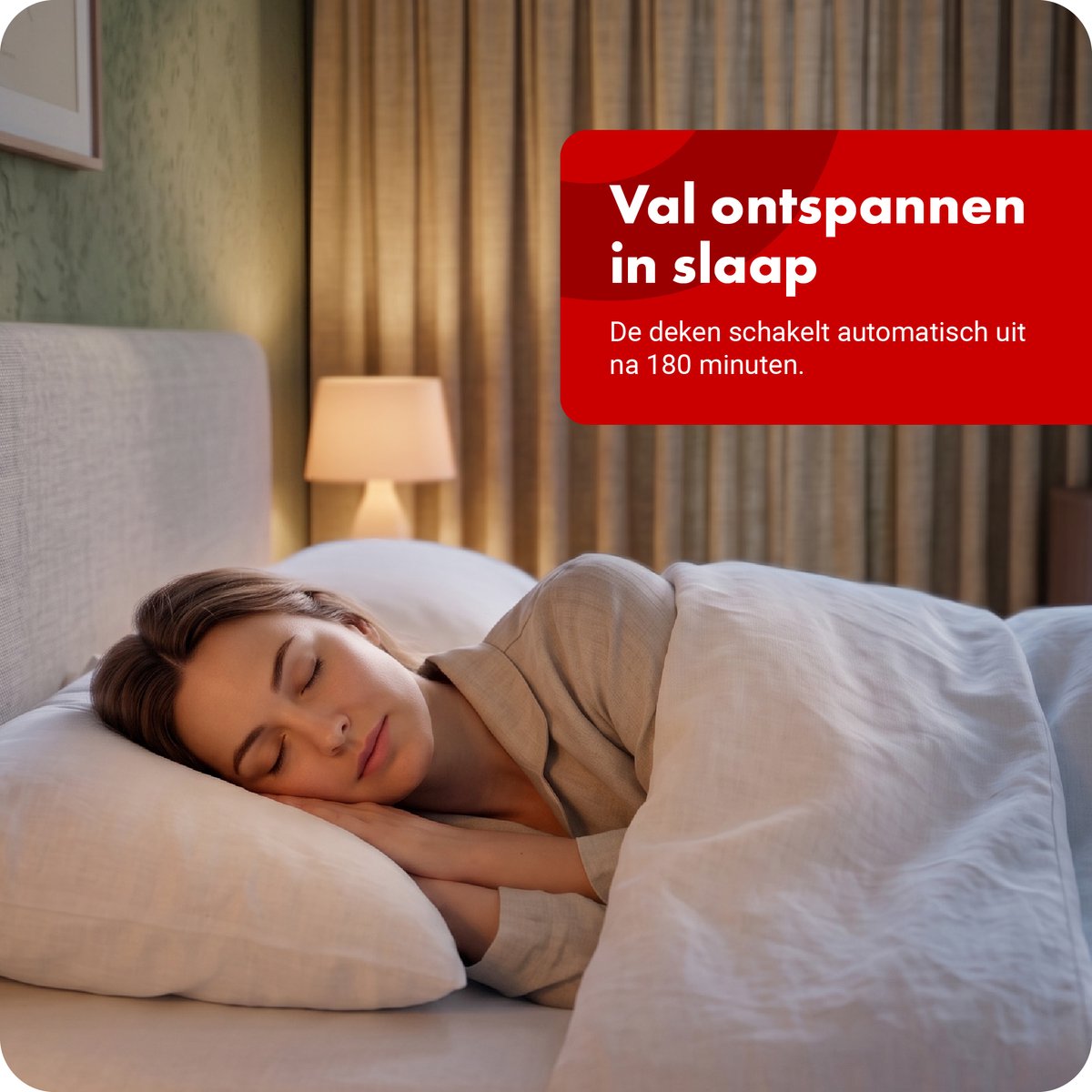 Tomado TEB1505W - Elektrische deken 1 persoons - 150 x 80 cm - Warmtedeken - Onderdeken - 3 standen – foto 3
