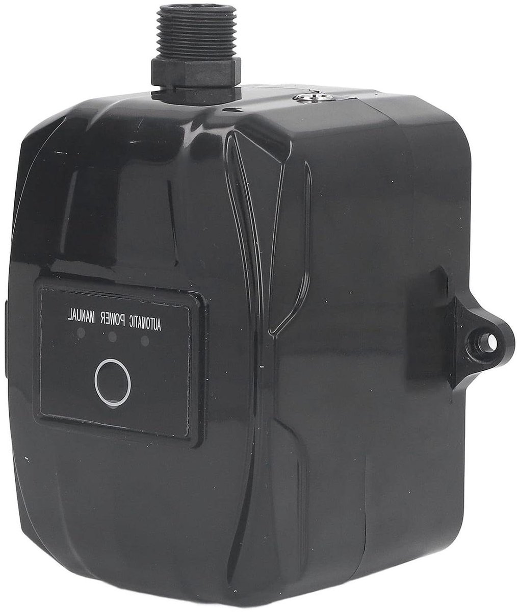 Waterdruk Boosterpomp - Drukverhogingspomp Zonne-waterleiding - Douche Verwarming - Intelligente Detectie - 21 x 15 x 10 cm - Zwart