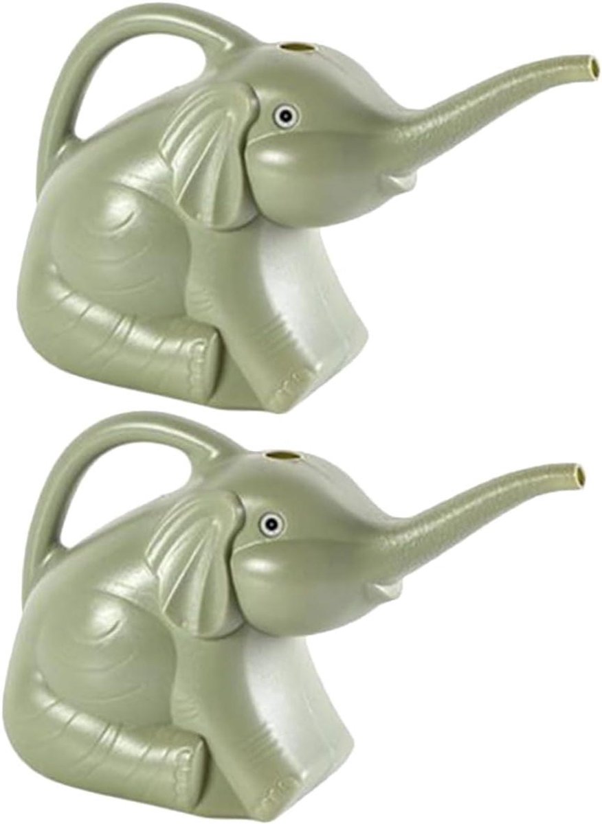 Olifant Gieter - Waterkoker Tuin - Planten Water Geven - Lange Nauwkeurige Tuit - 2 Liter - Licht Groen