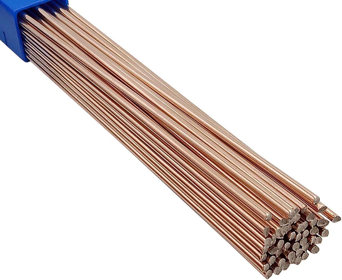 Soldeerdraad Fosforkoper - Soldeerstaven Koper - Reparaties Uitvoeren - Laag Smeltpunt - 15 mm 500 mm 5 stuks - Koperkleurig