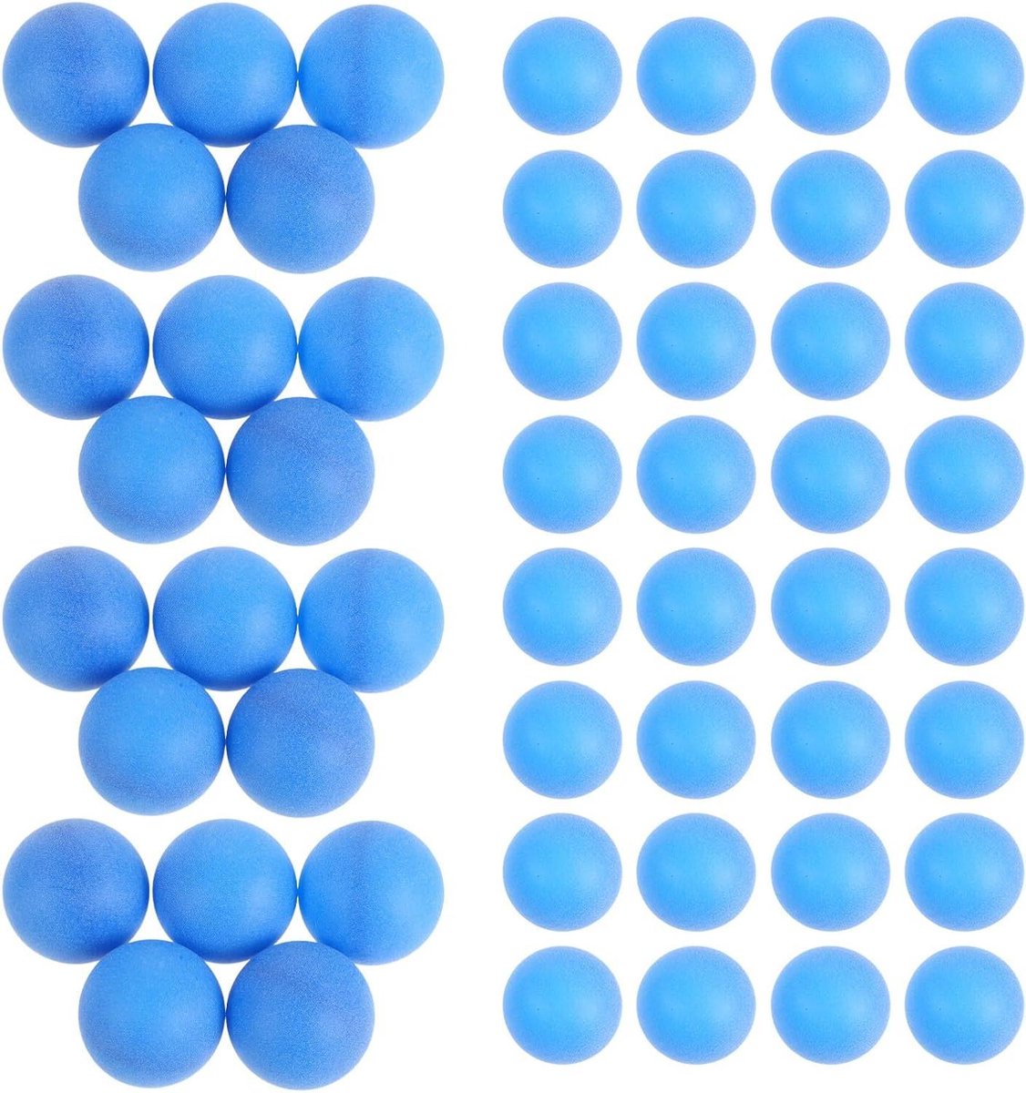 Tafeltennisballen - Pingpongballen Bingoballen - Feestspelletjes - Onbeschilderd - 40 mm - Gekleurd