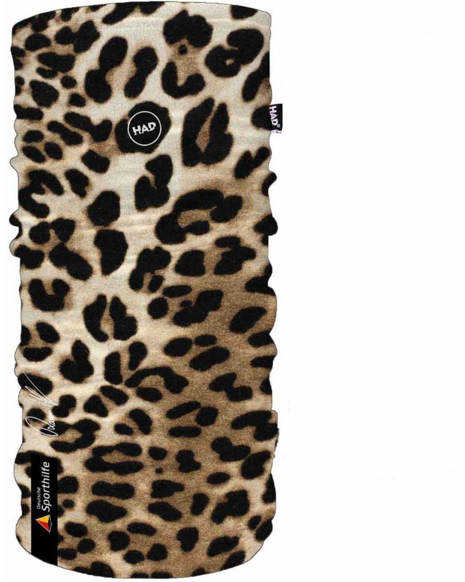 HAD Brushed Eco Tube Scarf, bruin/zwart
