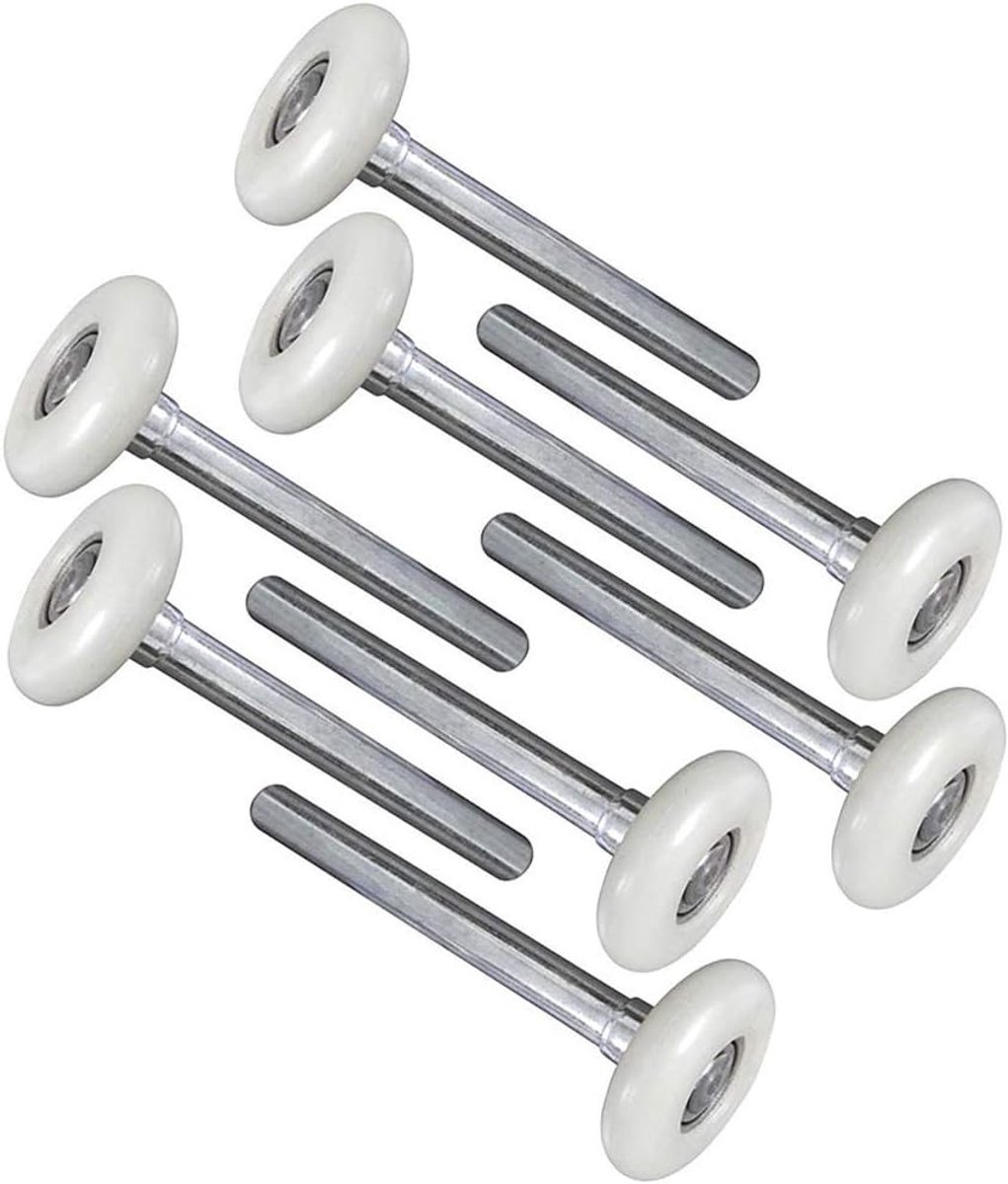 Duurzame 2 inch nylon garagedeurrollen 6200ZZ 11 kogellager 4,8 inch steel (set van 8) (garagedeurrol 120 mm 8 stuks)