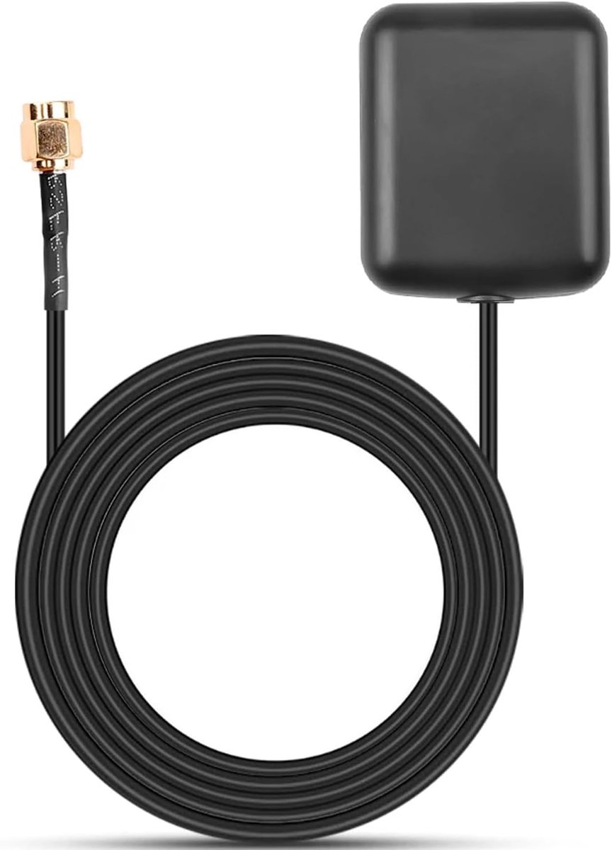 4m Voertuig Waterdichte Actieve GPS Navigatie Antenne met SMA Mannelijke Connector voor Auto Stereo Hoofd Unit GPS Systeem Module Vrachtwagen Marine Boot GPS Locator Realtime Tracking