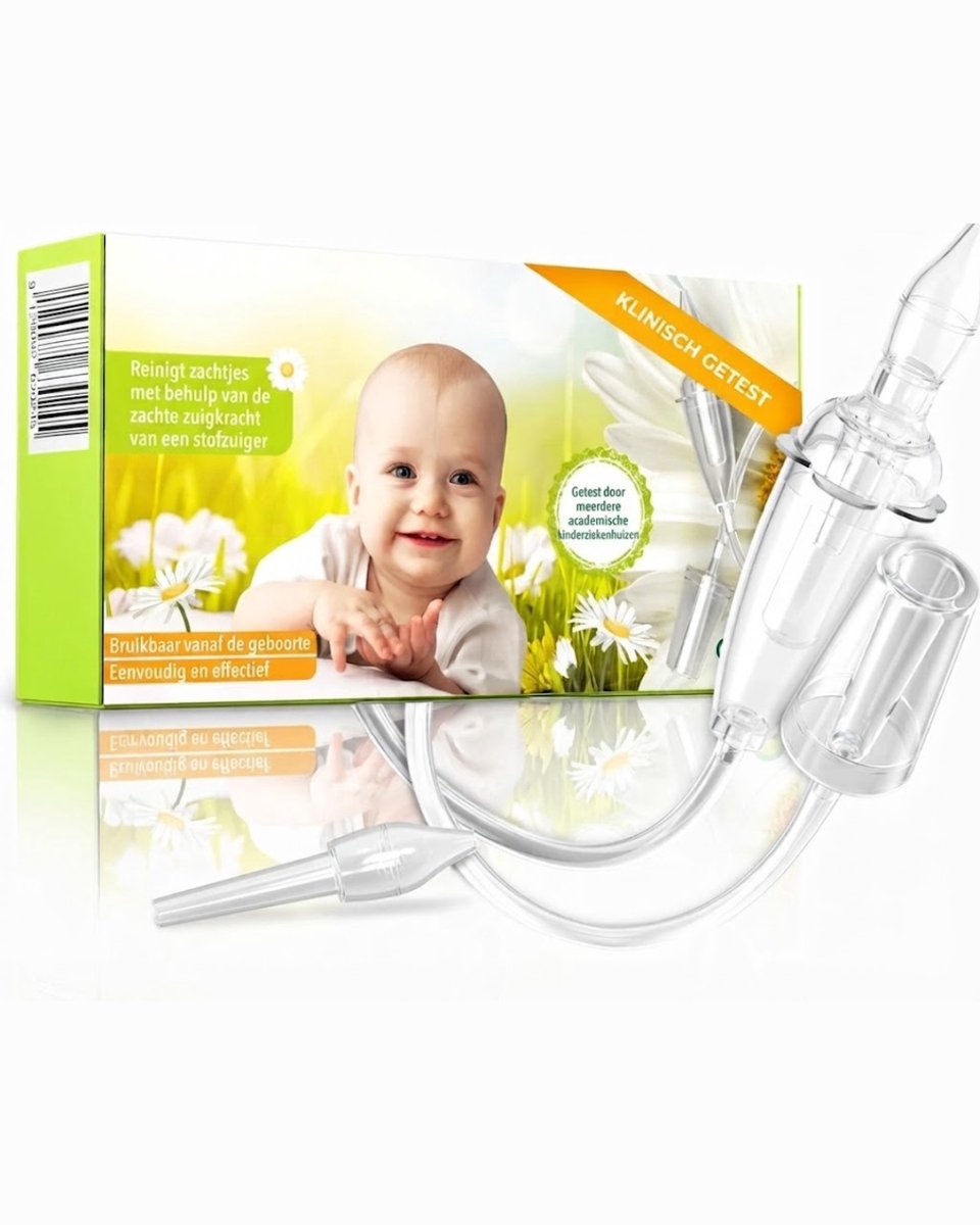 JCP® Neusreiniger Baby - Baby Neusreiniger - Neusreiniger - Doorzichtig - 10cm x 10cm x 5cm
