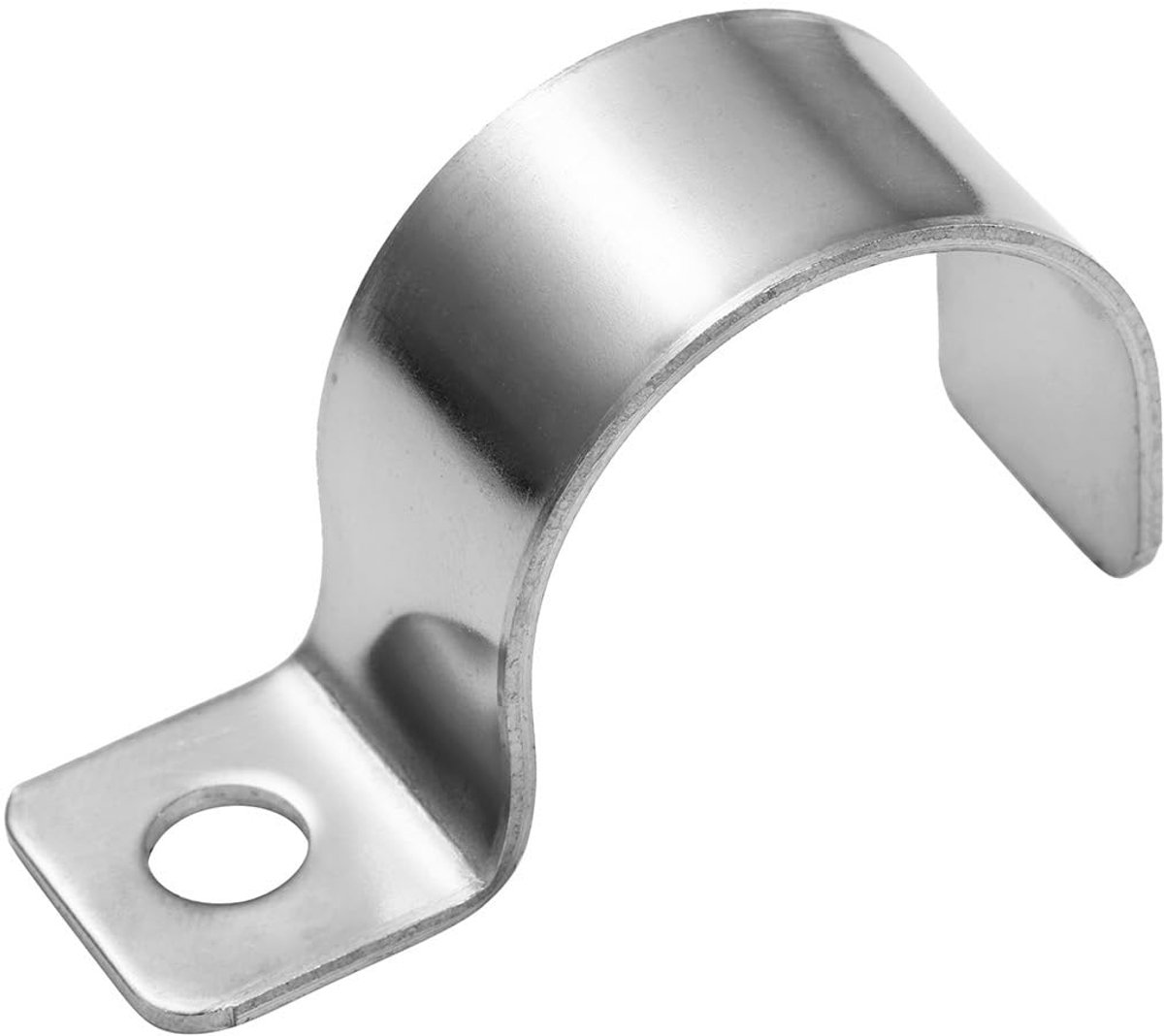 20 stuks montageklemmen, hoogwaardige buisklemmen, enkel gat, dubbele stangmat hekbevestiging voor kabel, lege buis, buisbevestiging Ø 20 mm