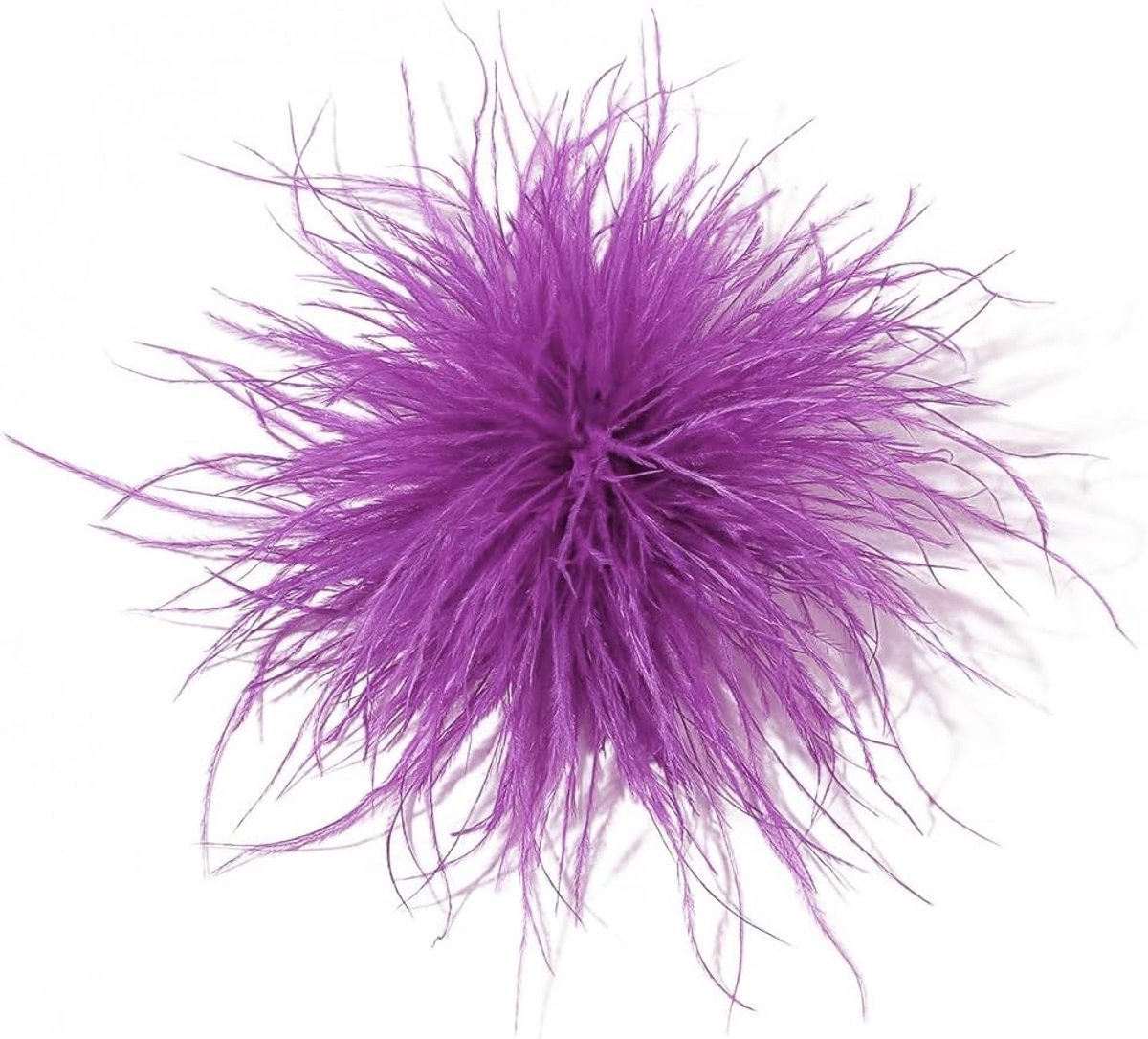 struisvogelveren broche bruids broche bruiloft kerstfeest corsage hoed accessoires voor vrouwen bruiloft feest dans banket jurk kleding accessoires