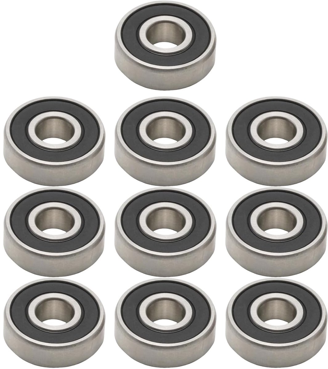 Lagers groefkogellagers, 8 mm x 22 mm x 7 mm dubbel verzegeld 440C roestvrij stalen lager, geschikt voor alle soorten industriële installaties micromotoren