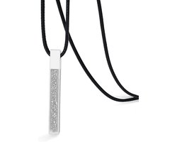 Islamitische Ayatul Kursi Ketting voor Vrouwen Mannen Allah Arabische 3D Bar Ketting Moslim Koran Roestvrij Staal/Lederen Ketting Ketting Islam Eid Islamitische Gift Sieraden