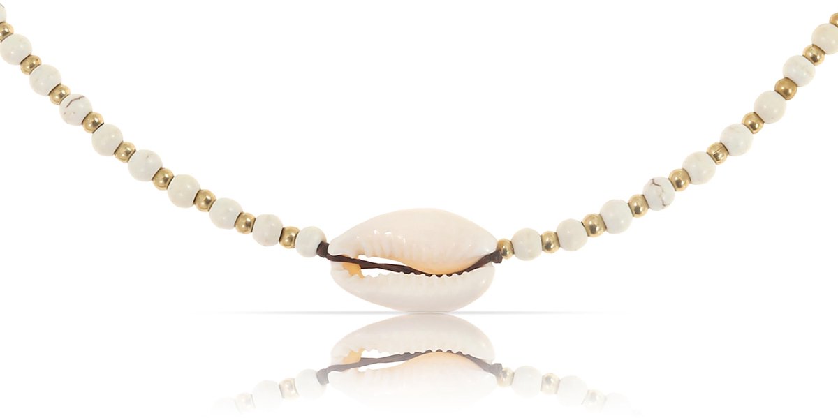 Ketting met Kralen voor Dames - Handgemaakte Festival en Strandaccessoires - Hippie en Boho Kralen Choker Ketting - Kleurrijke Oosterse Strandketting