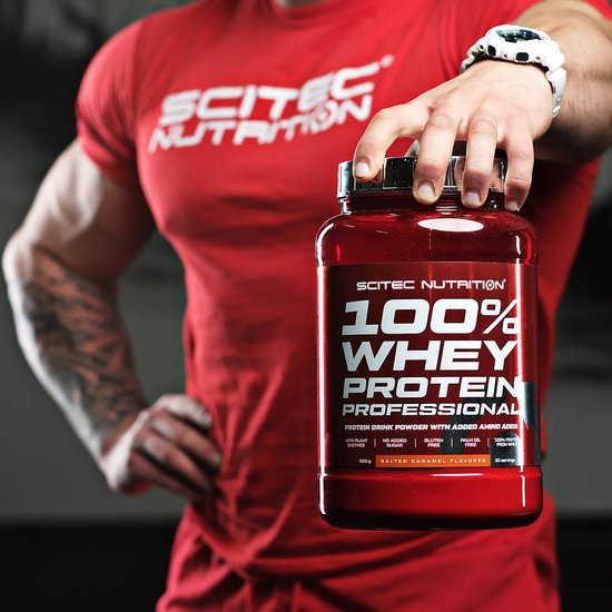 Scitec Nutrition® - 100% Whey Protein Professional (4000 gram - Chocolate) - Chocolade - 133 eiwitshakes - Premium proteine poeder - eiwitpoeder met aminozuren — afbeelding 5