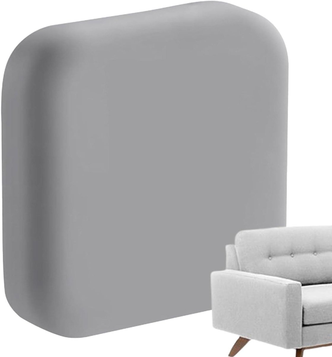 Deurklinkstoppers - Wandbeschermers Deur - Muren Beschermen - Zelfklevend Geluiddempend - 42x41x41 mm - Grijs