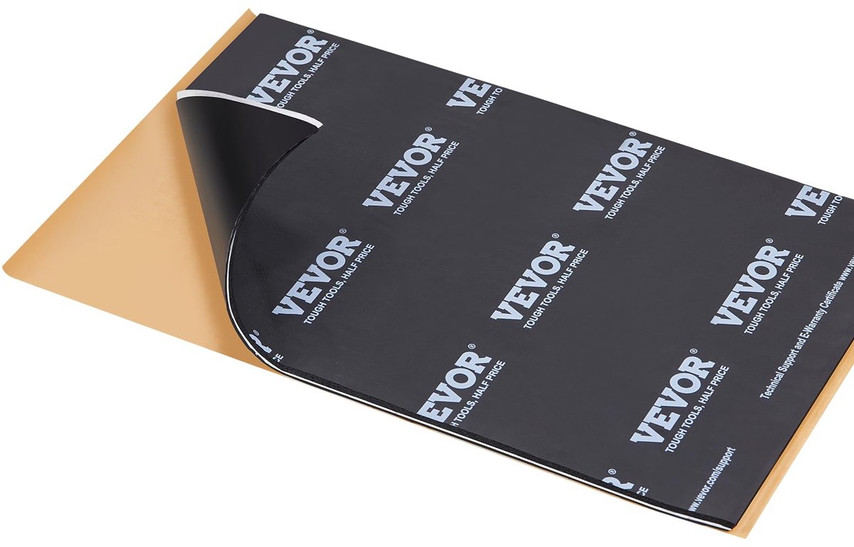 SnelShoppen - Set van 24 Isolatiematten voor de Auto, Geluidsisolatie en Hittebestendig, 2,3 m², 4-Laagse Anti-Dreunmat, 247,9 x 390,9 mm, 5 mm Dikte