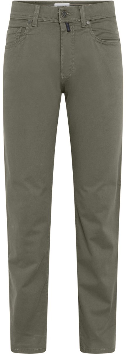 Pierre Cardin Heren Chino Broek PC-LYON tapered Groen 33W / 30L Volwassenen