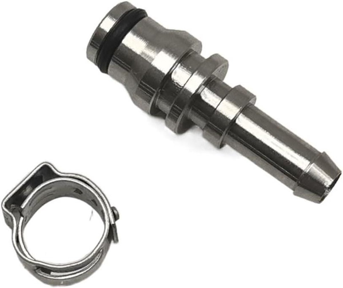 Slang Connector - Slangsteel Reserveonderdeel - Tapijt Reinigen - Roestvrij Staal - 1 Pack - Zilverkleurig