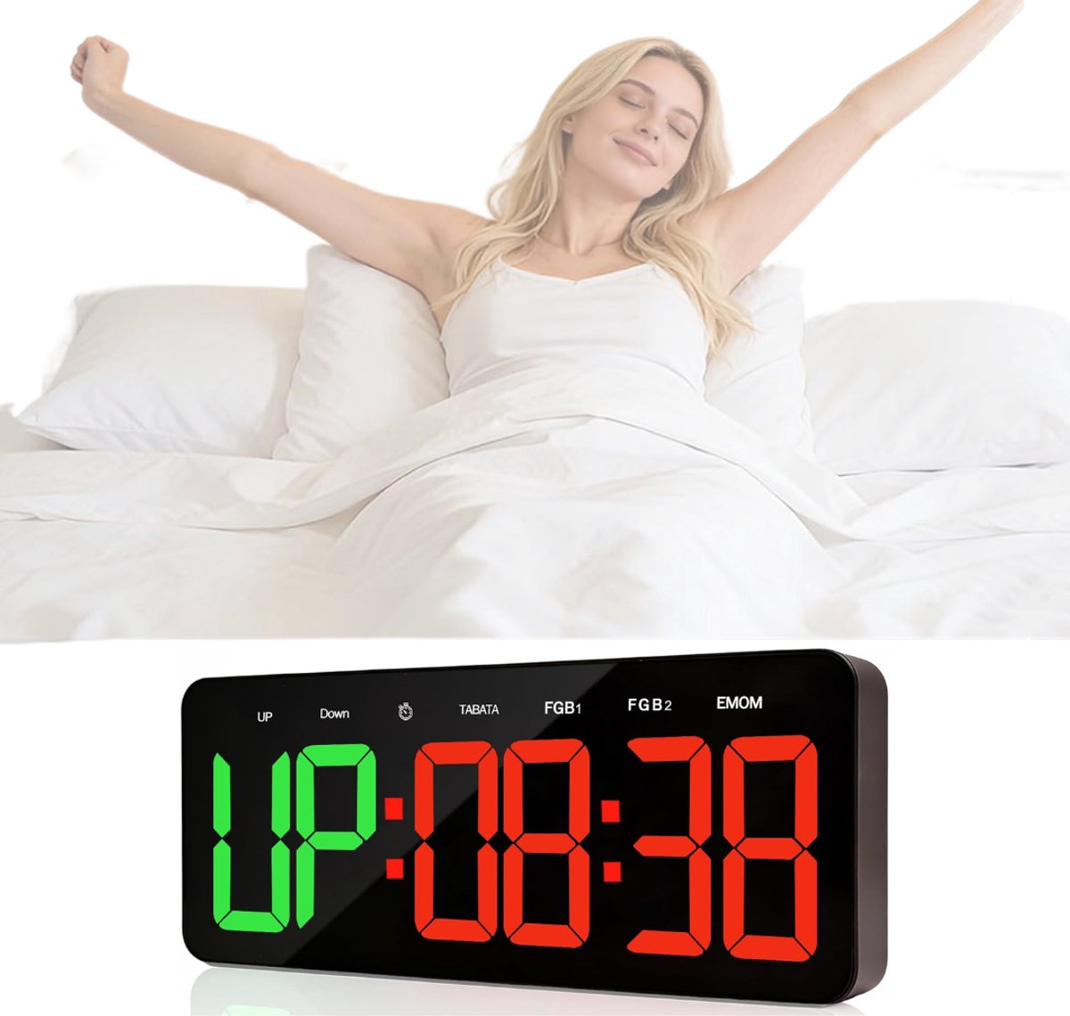 ApexArte® Interval Timer - Stopwatch - Gym Timer