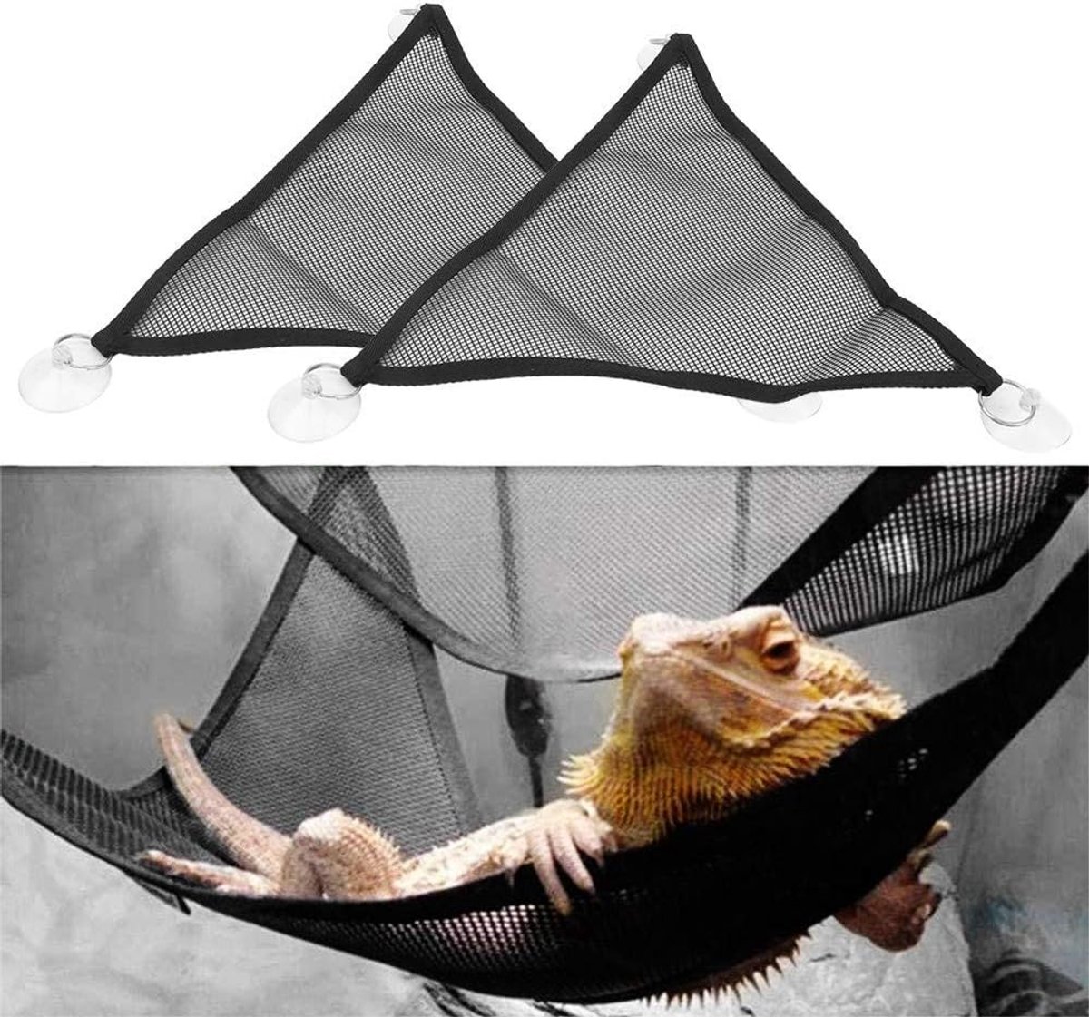 hagedis hangmat, reptiel dier hangende bed hangmat voor baardagamen gekko's hagedissen