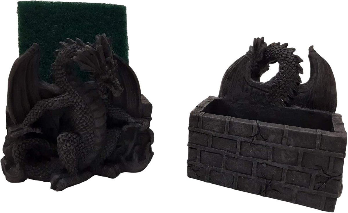 Beeld Telefoon/Schuursponsjes houder - Set Telefoonhouder decoratief 10 cm | Inspiring Minds