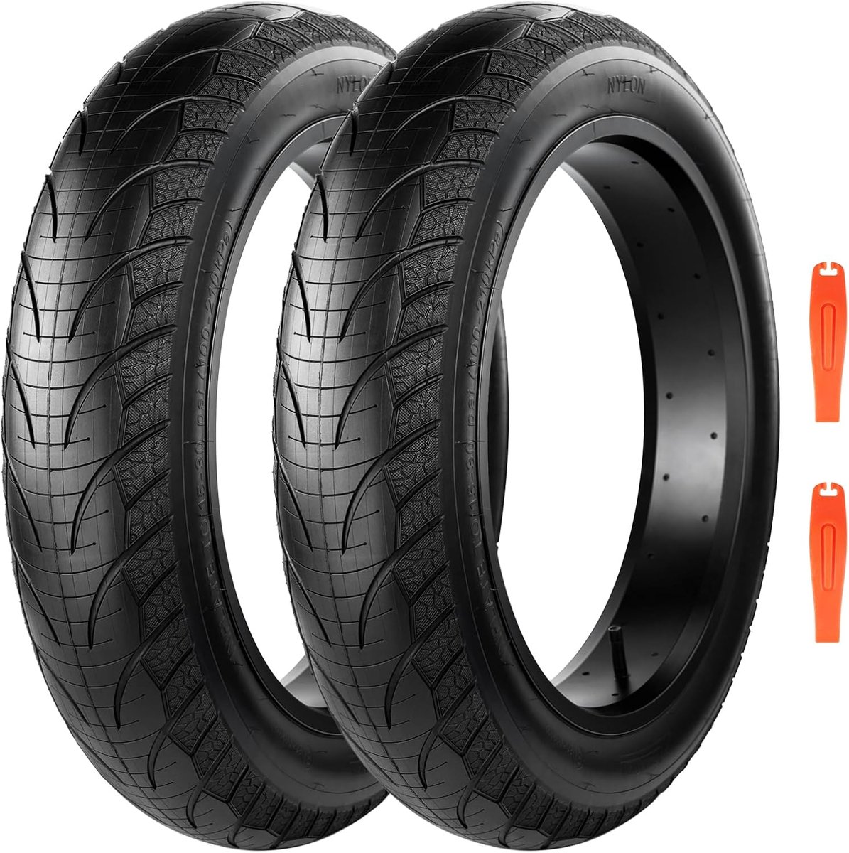 Fatbike Banden 20 x 4.0 Inch - Set van 2 Buitenbanden - Slijtvast en Gripvast - ETRTO 76-406