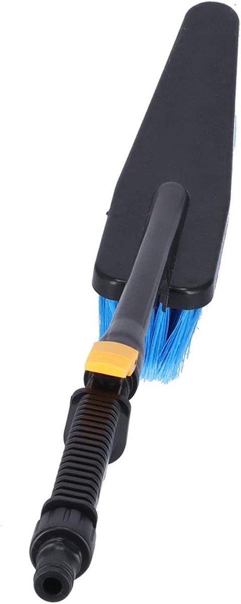 Autowasborstel - Reinigingsborstel - Auto Buitenkant Wassen - Draaibare Schuimpot - 56 cm - Blauw