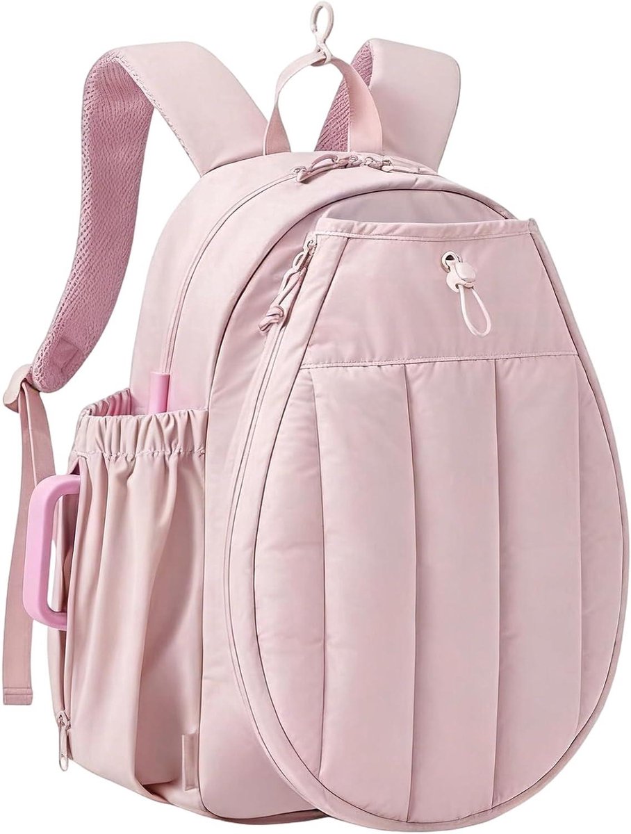 Sporttas - Rugzak Organizer - Sport Benodigdheden - Geïsoleerde Flessenhouder - 45 cm - Roze