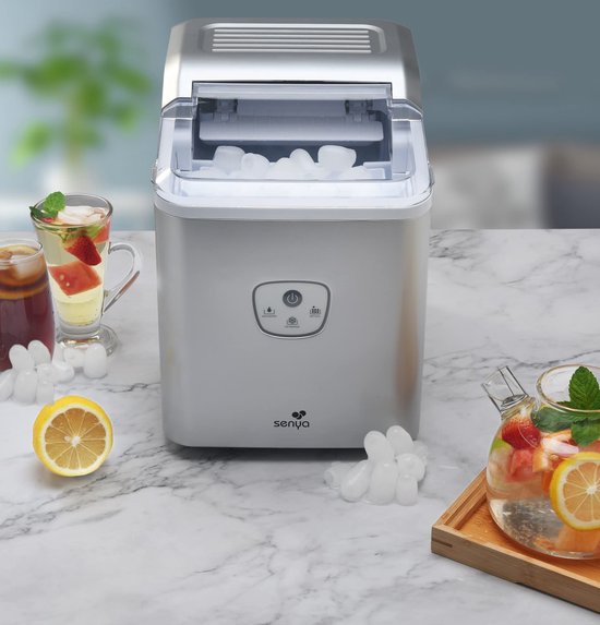Compacte IJsblokjesmachine voor Thuis - Snelle IJsproductie tot 12 kg per dag van Merkloos — afbeelding 2