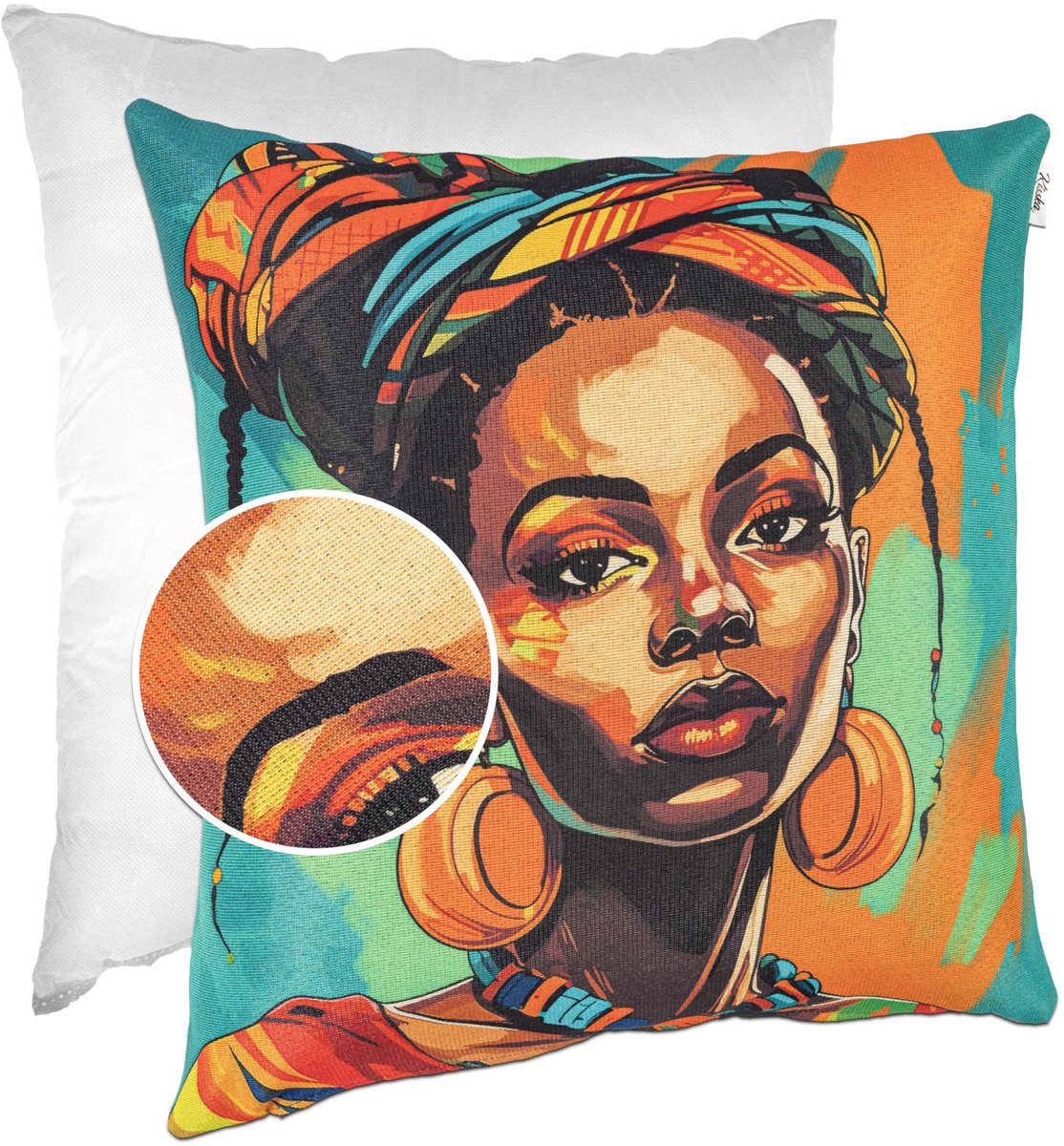 ANRO Sisay Sierkussen 40x40 cm - Gobelin - Inclusief vulling Multicolor
