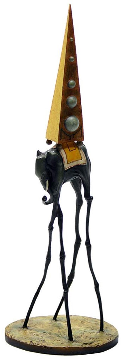 SnelShoppen - Salvador Dali De Verleiding van St. Antonius Plastic Beeldje Sculptuur - Kunstwerk voor Thuis, Tuin, en Decoratie, Uniek Geschenk, 20 cm