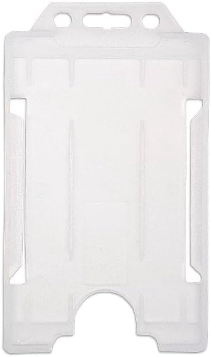 Badgehouder Set - Kaarthouder Transparant - Identificatie Tonen - Biologisch Afbreekbaar Materiaal - 100 Stuks - Transparant