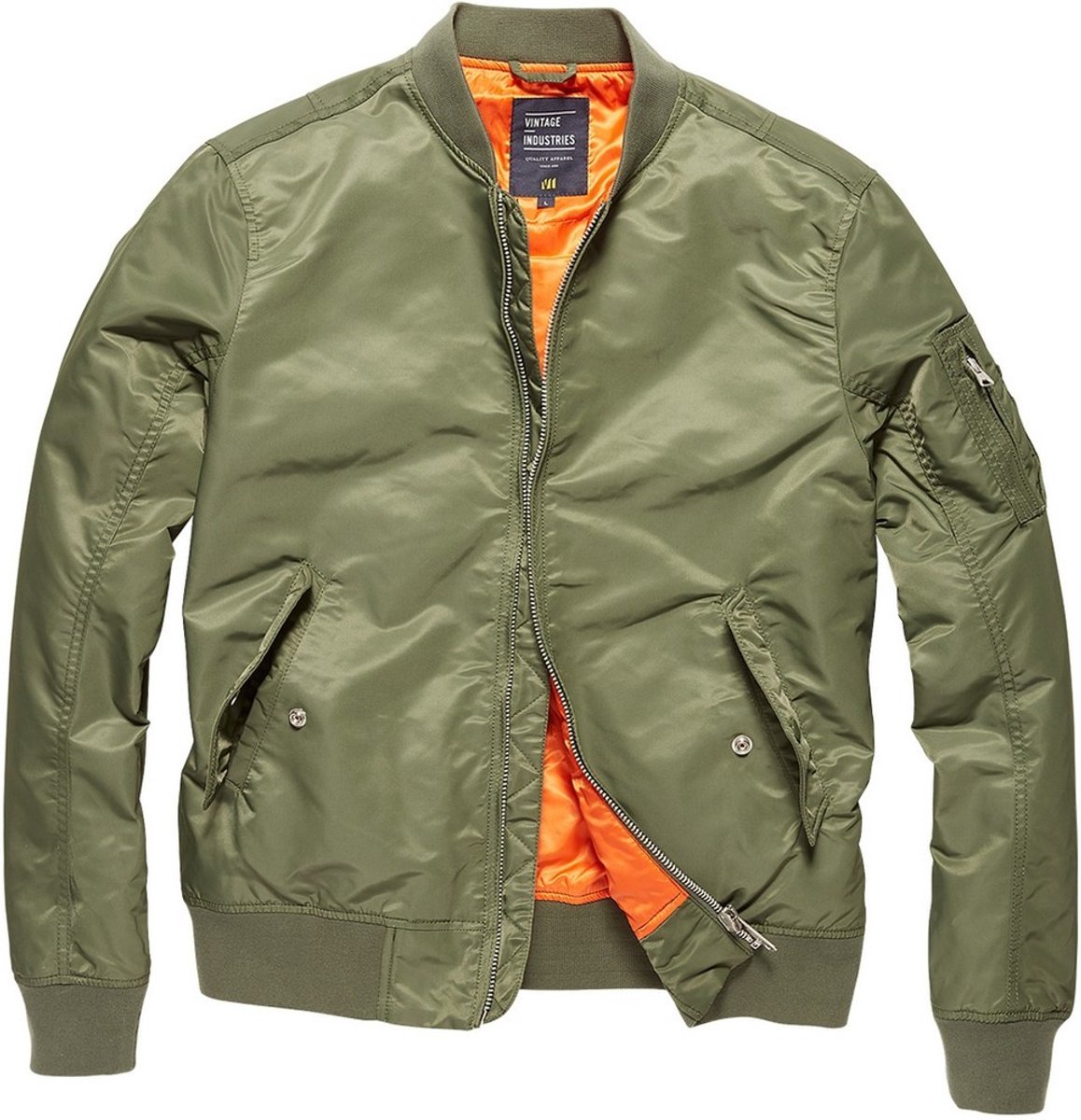 Vintage Industries Bomberjack Blouson Welder Jacket Light Olijf