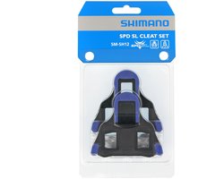 Shimano SPD-SL Schoenplaatjes SM-SH12 - 2 graden speling - blauw