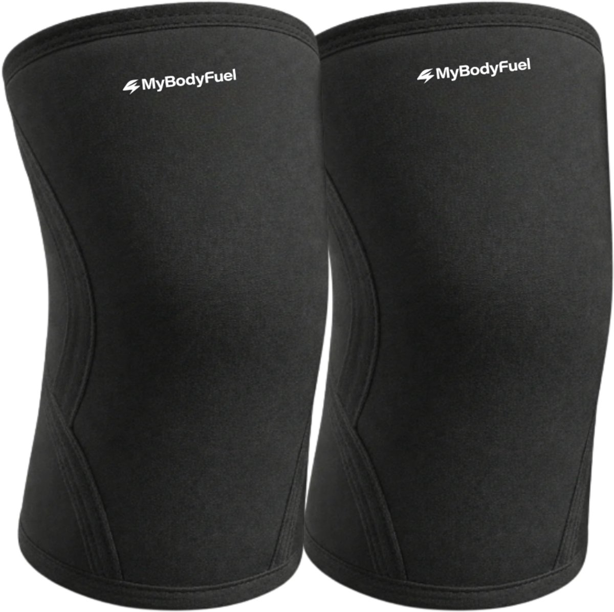 MyBodyFuel Elleboog brace voor Fitness - Elbow Sleeves 7 mm - Elleboog Sleeves - Powerlifting - Maat M - Zwart