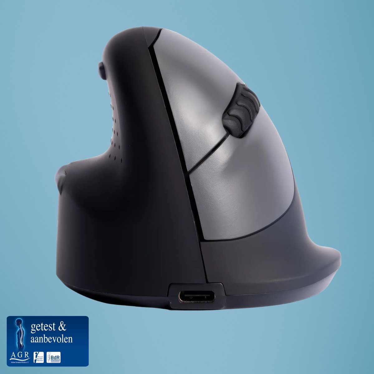 R-Go HE verticale muis: ergonomisch comfort voor linkshandigen