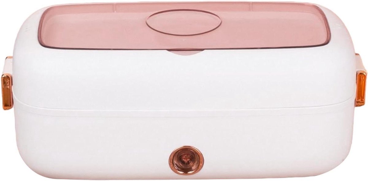 Elektrische Voedselwarmer - Draagbare Lunchbox - Maaltijden Warm Houden - Snel Oplaadbaar - 800 ml Inhoud - Wit