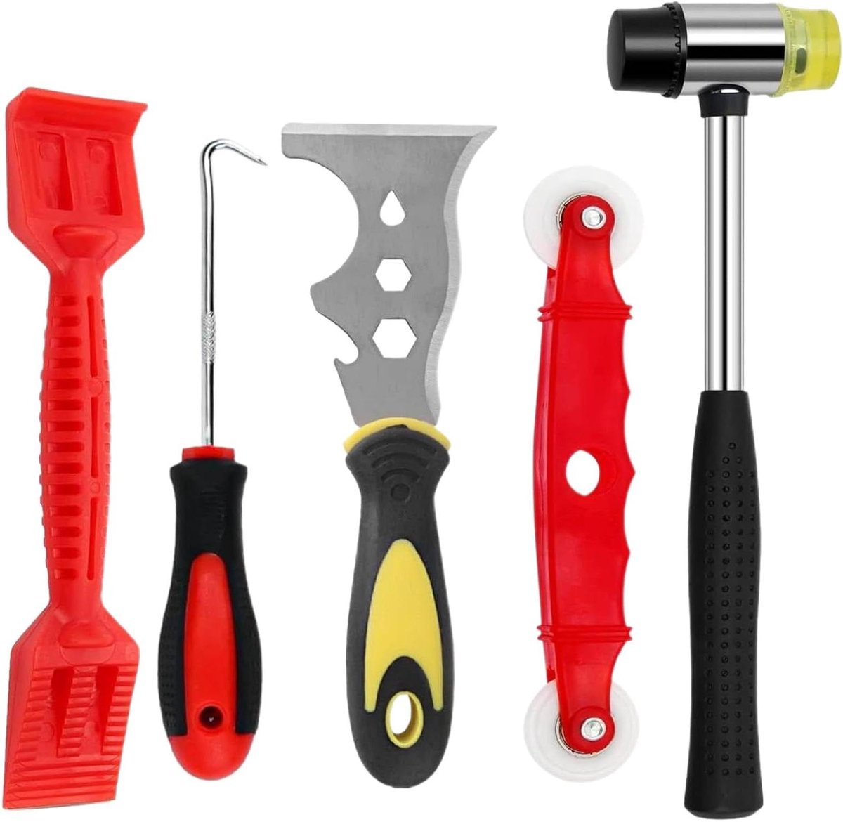 Raam Kit Gereedschap - Montage Set - Kozijnen Onderhoud - 5 Delige Kit - 30 x 12 x 5.5 cm