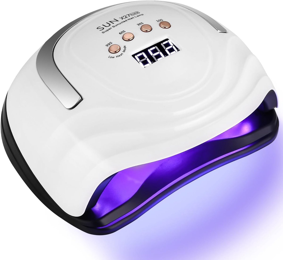 UV-lamp voor nagels - Wit - 380 W Led-lamp - Automatische sensor - Voor Salon en Thuis