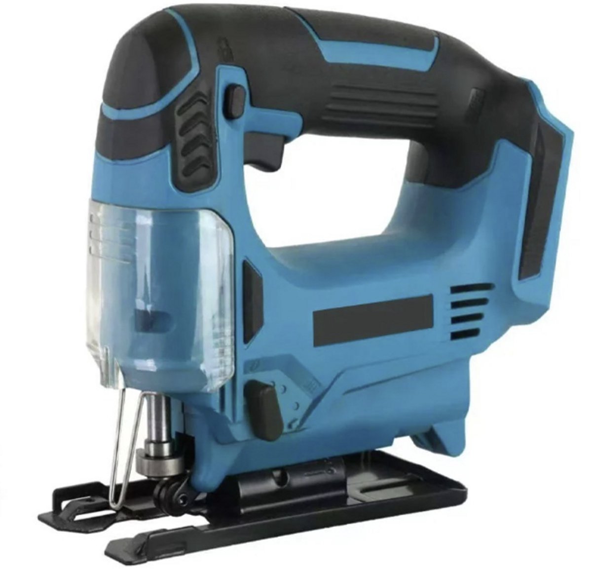 Zerova Gatenzaag met 2 Accu's - Klokboor - Handboorzaag - Zevengatenzaag - Electrische Bochtzaag - 26mm slanglengte - 21V - Blauw