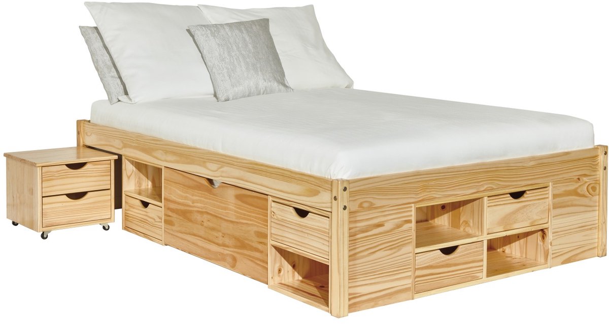 Bed Xavier 160x200cm - natuur