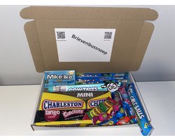 Surprise Snoep Amerika Brievenbussnoep XL - brievenbus cadeau Surprise Snoep Amerika - brievenbus snoep pakket box - snoepdoos - snoep cadeau - Surprise Snoep Amerika - past door de brievenbus - 400 gram