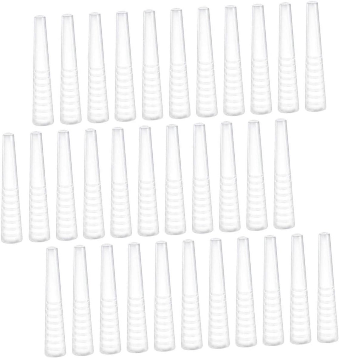 Pincet beschermers - Pincet dopjes - Wimperverlenging - Zachte siliconen - 50 stuks - As shown