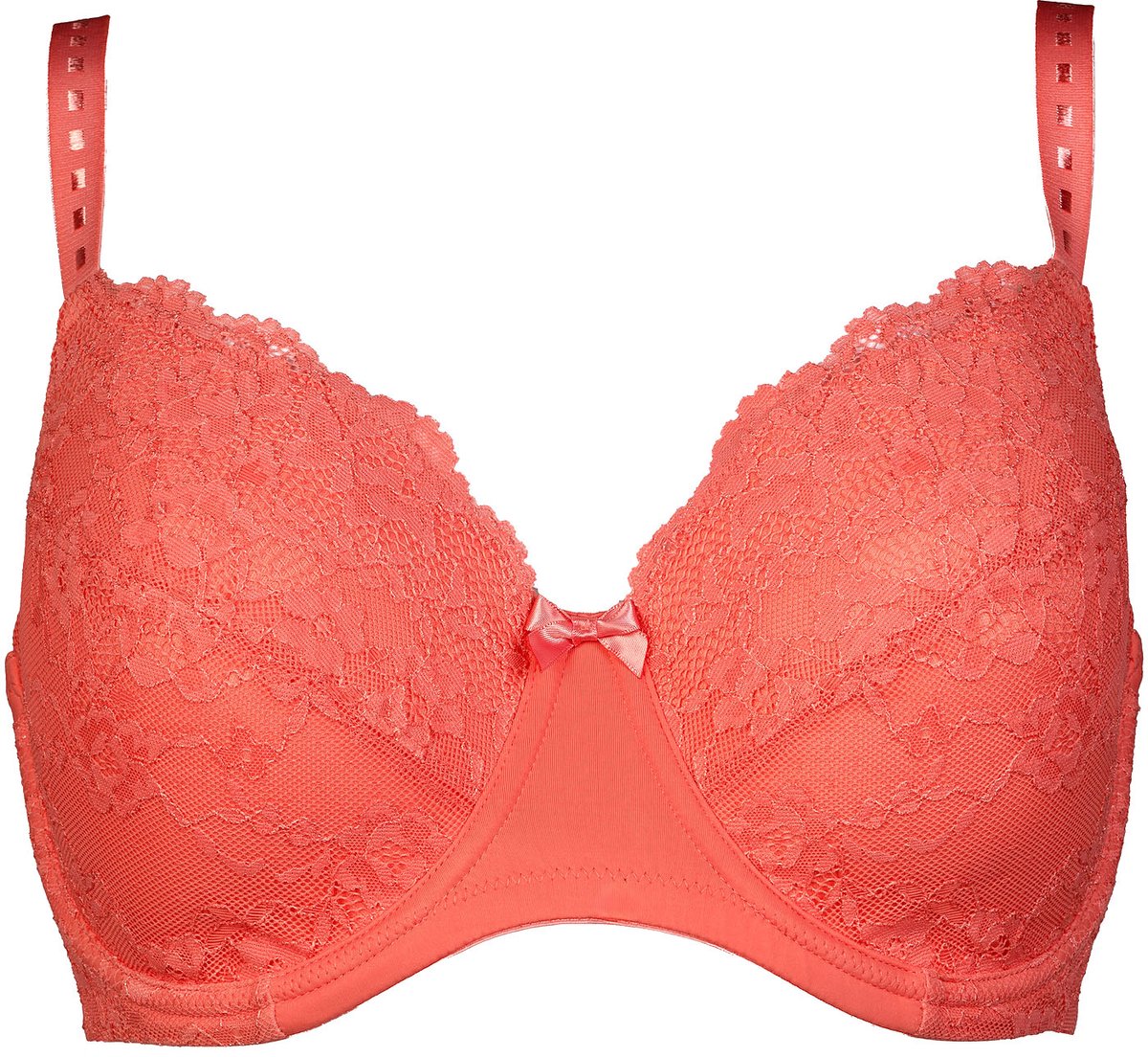 After Eden D-cup & up Lois Full Cover BH in Recycled Kant - Dames - Licht Koraal - 80D