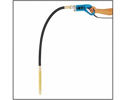 NAVOBIZ Betontrilnaald - Betonvibrator - Trilnaald voor beton - 4300 TPM - 1300 W - 220 V - 50 Hz - Blauw - Geluidsarm ontwerp