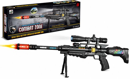 Sniper Rifle AWM – 74.5CM – led – geluid – trilling