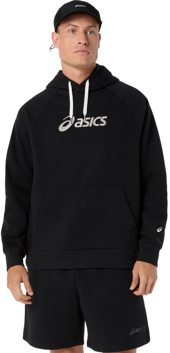 Asics Sweater Logo Fleece Zwart