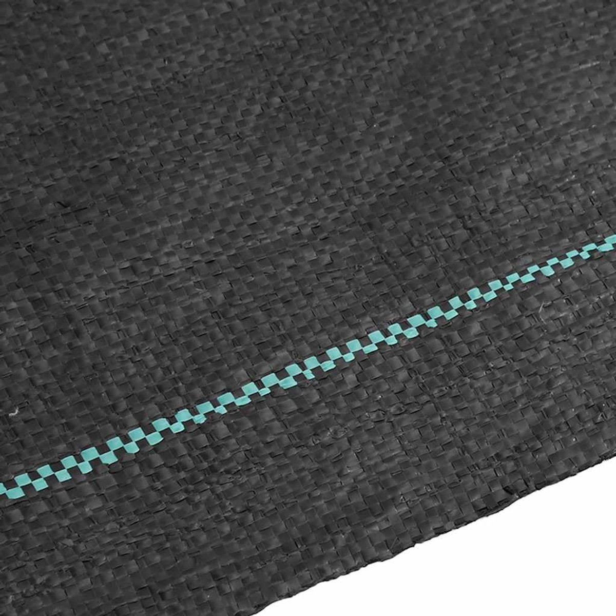 Onkruidmembraan - Werdeldoek Bodembedekking - Tuin Onderhoud - Waterdoorlatend UV-gestabiliseerd - 1.5x100m - Zwart