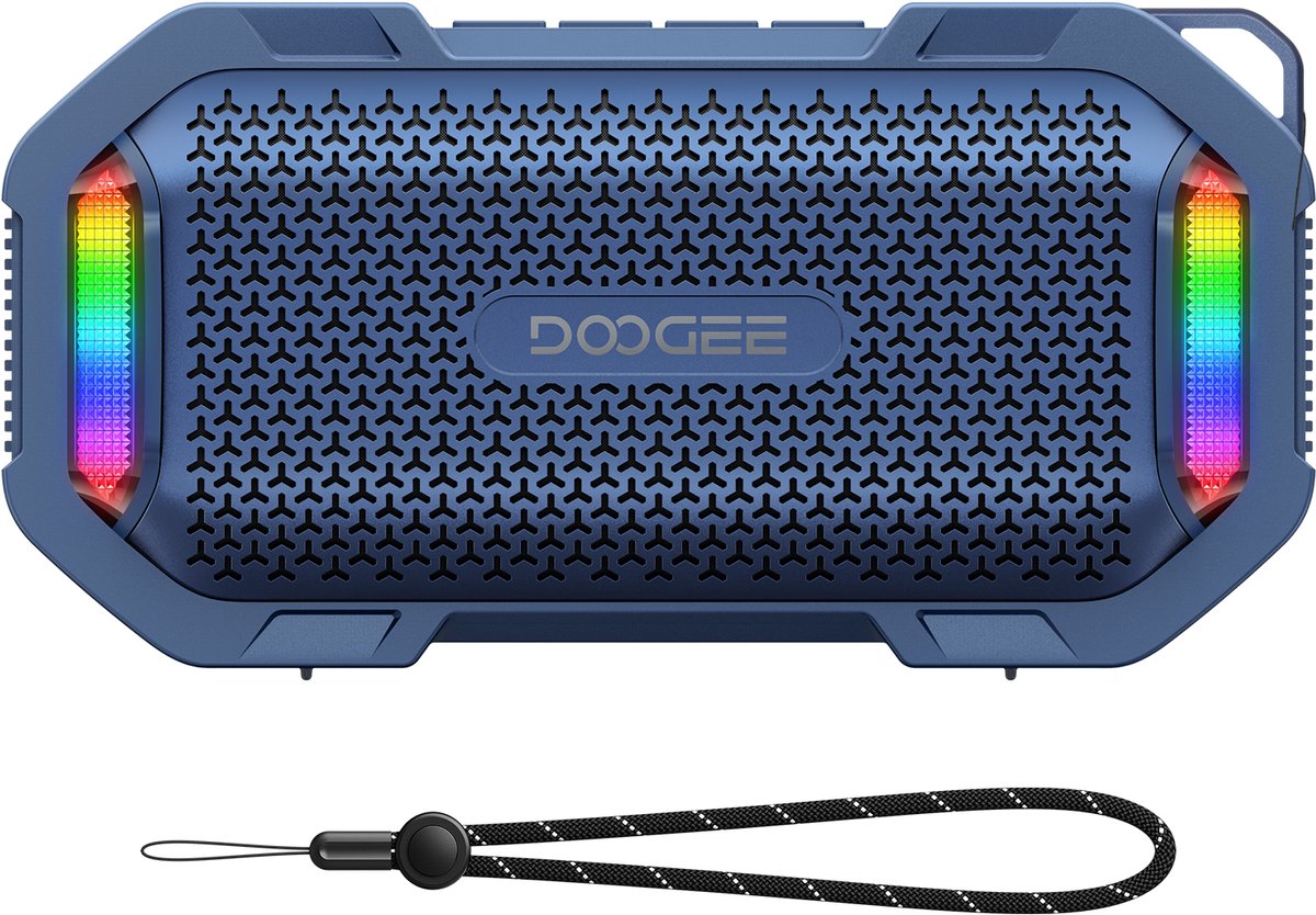 DOOGEE Mag Grip - Bluetooth Speaker - Magneet Draadloze Bluetooth Speaker - IP67 Waterdicht & Drijfvermogen - Blauw