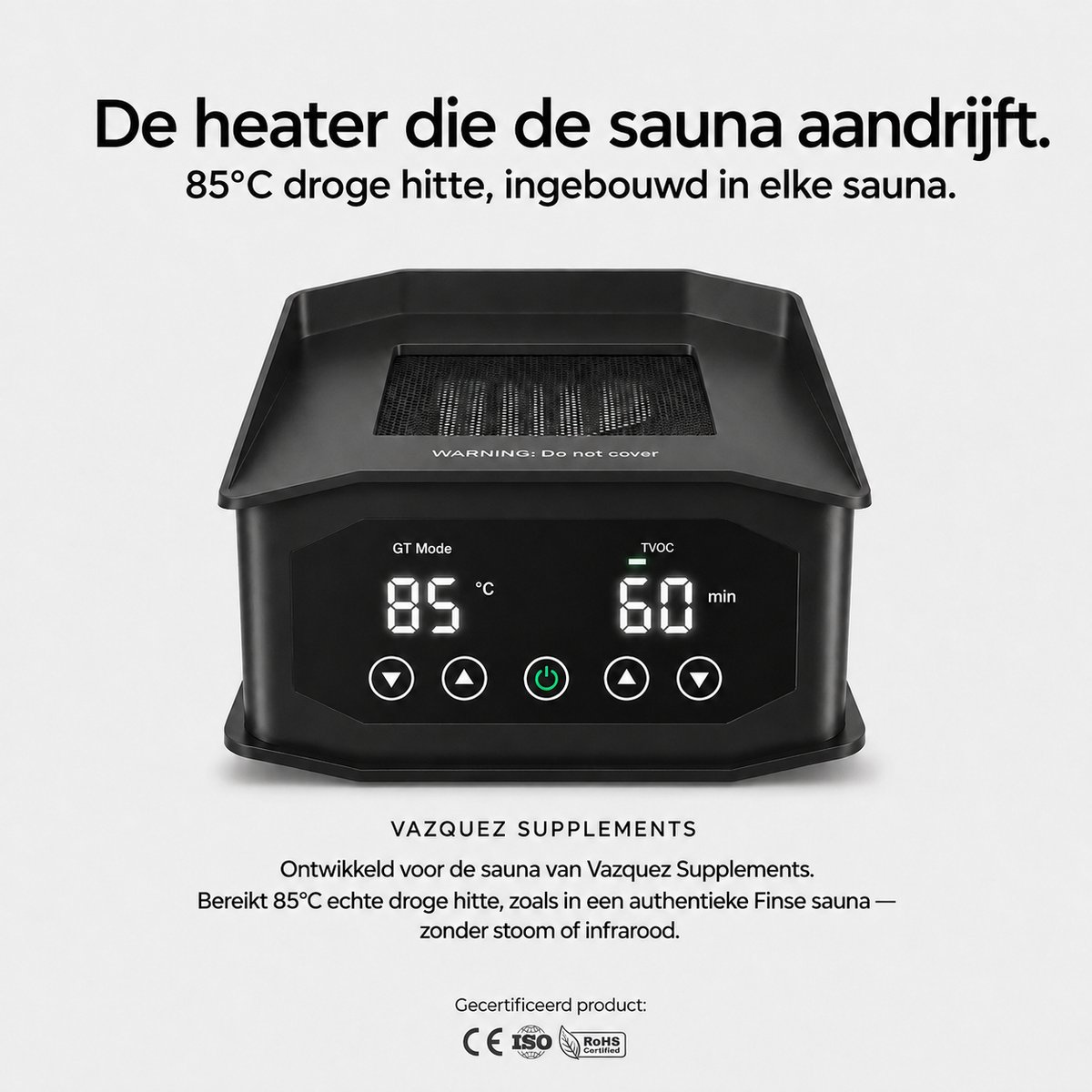Draagbare Sauna voor Thuis - Ronde Mobiele Sauna - RVS Skelet - Heater - 85 Graden - Compact - Detox & Ontspanning thumbnail 2