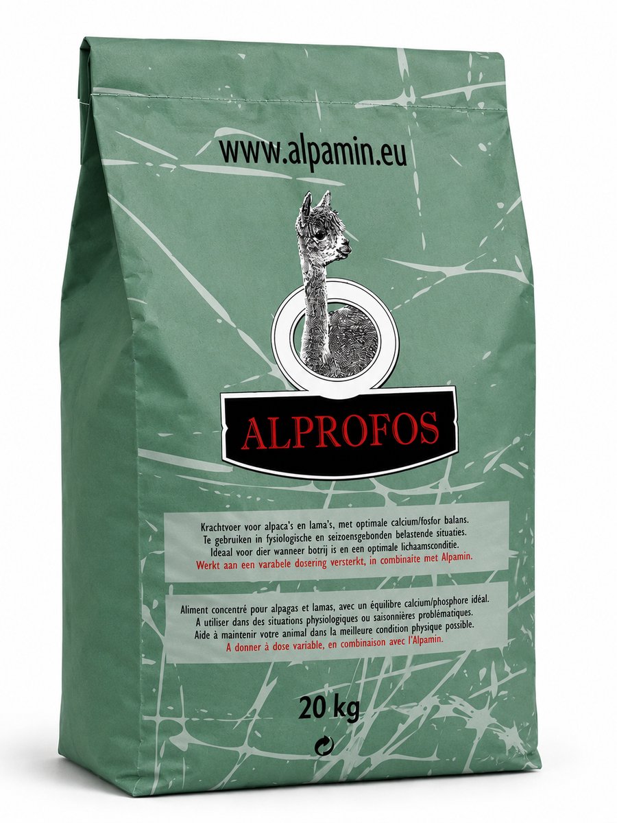 Alprofos - Alpacabasis - Zonder mineralen - Alpacavoer - 20kg
