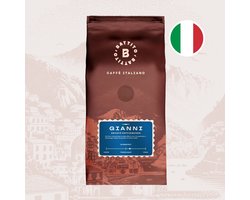 Battito 'Gianni' Italiaanse koffiebonen - Decafé - Intensiteit 6/10 - Ambachtelijke kwaliteit uit Napels, Italië - 500 gram